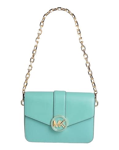 michael kors turquoise 3.4 oz|turquoise Michael Kors purse.